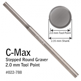 GRS Polotovar rydla C-Max kulatý O 2,0 mm, hrot 15 mm